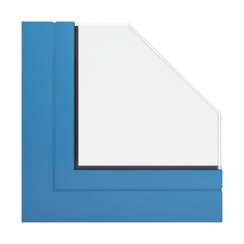 RAL 5012 Lichtblau fenster fensterprofile aliplast imperial-i