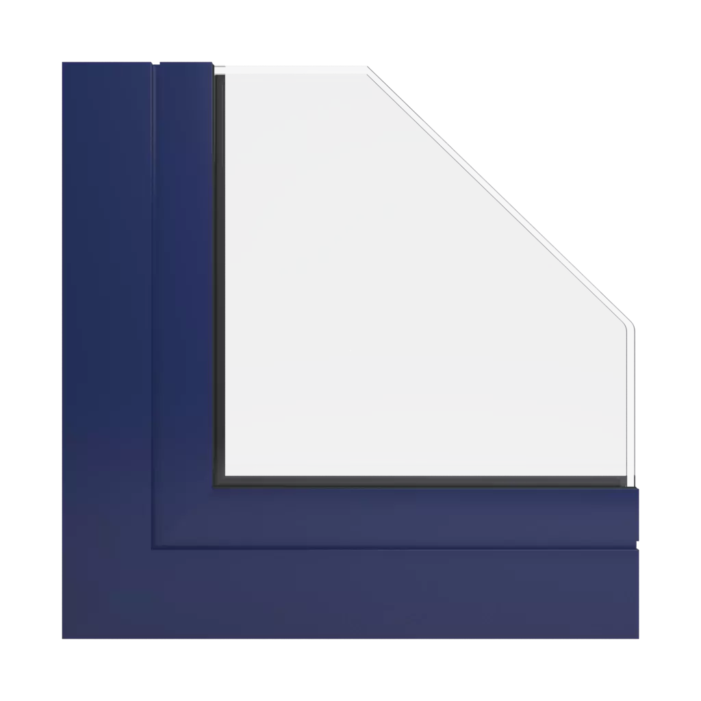 RAL 5013 Kobaltblau fenster fensterprofile aluprof mb-70-hallo