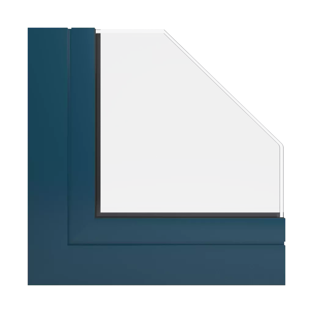 RAL 5020 Ozeanblau fenster fensterprofile aliplast max-light-modern