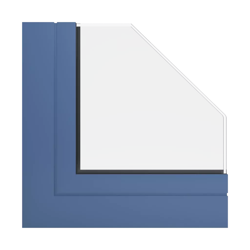 RAL 5023 Fernblau fenster fensterprofile aliplast max-light-modern