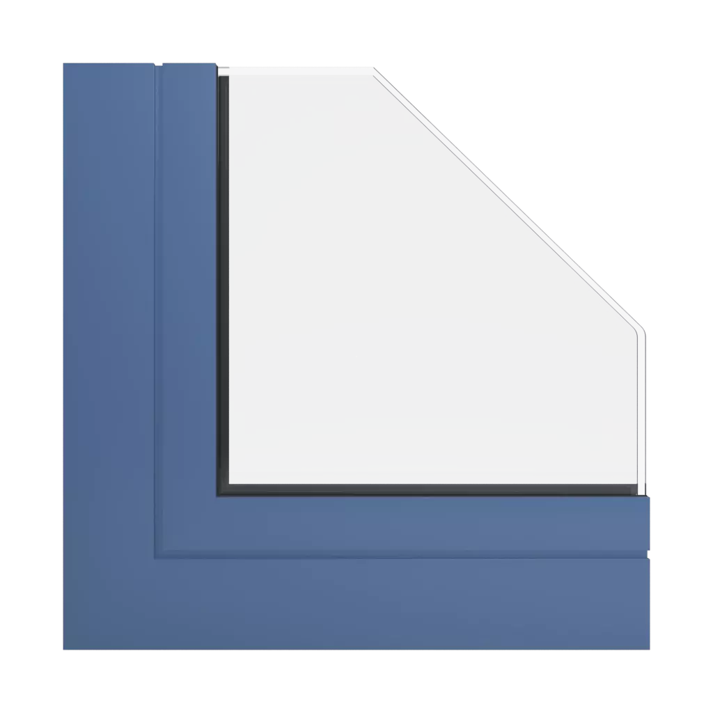 RAL 5023 Fernblau fenster fensterprofile ponzio pe78n