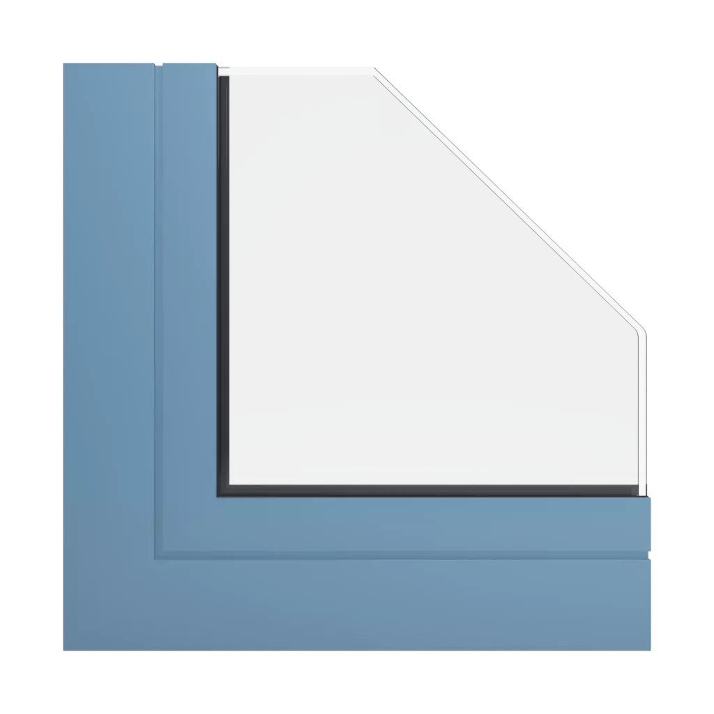RAL 5024 Pastellblau fenster fensterprofile aliplast max-light-modern