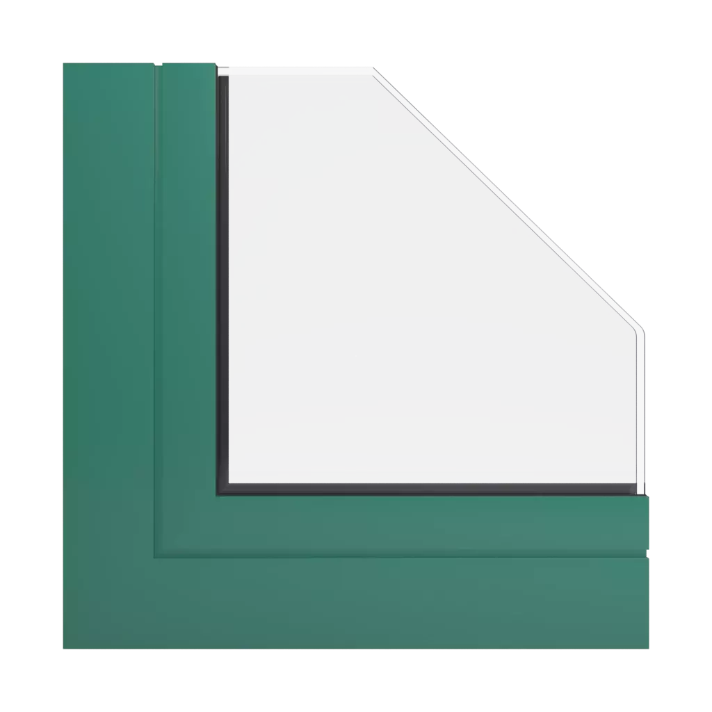 RAL 6000 Patinagrün fenster fensterfarbe farben cdm-aluminium-holz-kiefernfarben