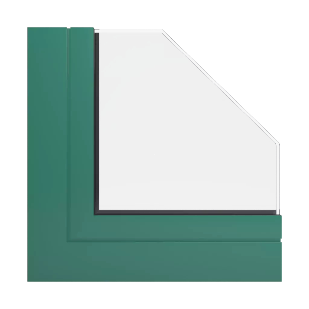 RAL 6000 Patinagrün fenster fensterprofile aliplast max-light-modern