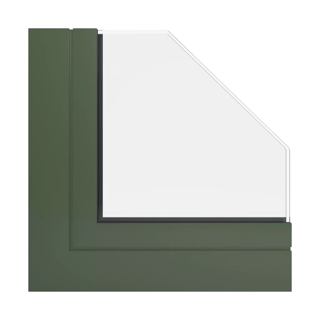 RAL 6003 Olivgrün fenster fensterfarbe farben cdm-aluminium-holz-kiefernfarben