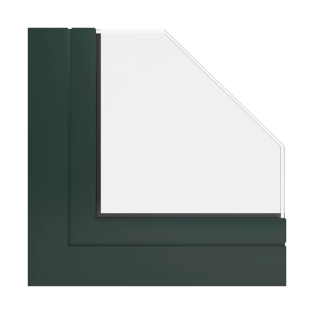 RAL 6009 Tannengrün fenster fensterprofile aliplast max-light-modern
