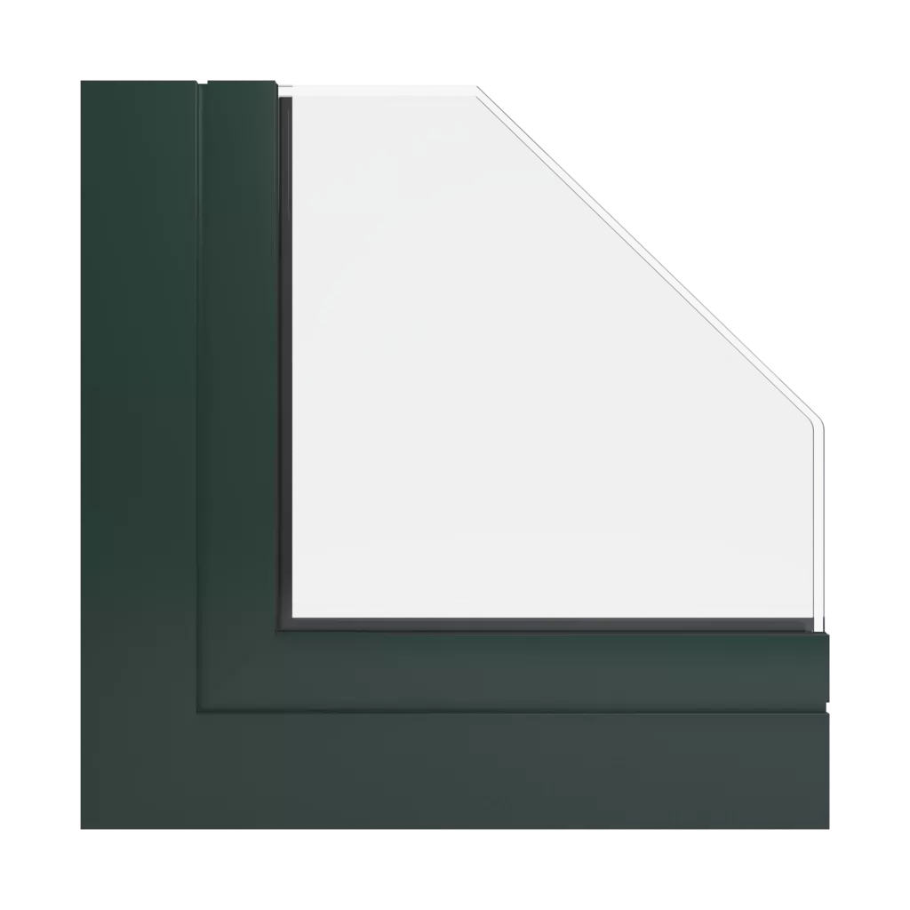 RAL 6009 Tannengrün fenster fensterprofile aluprof mb-78ei