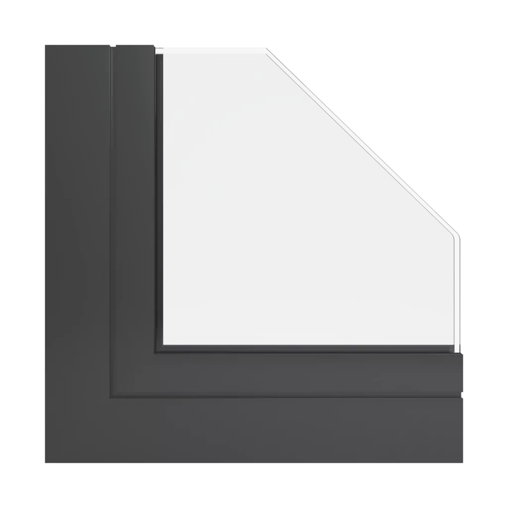 RAL 6015 Schwarzoliv fenster fensterprofile ponzio pe78n