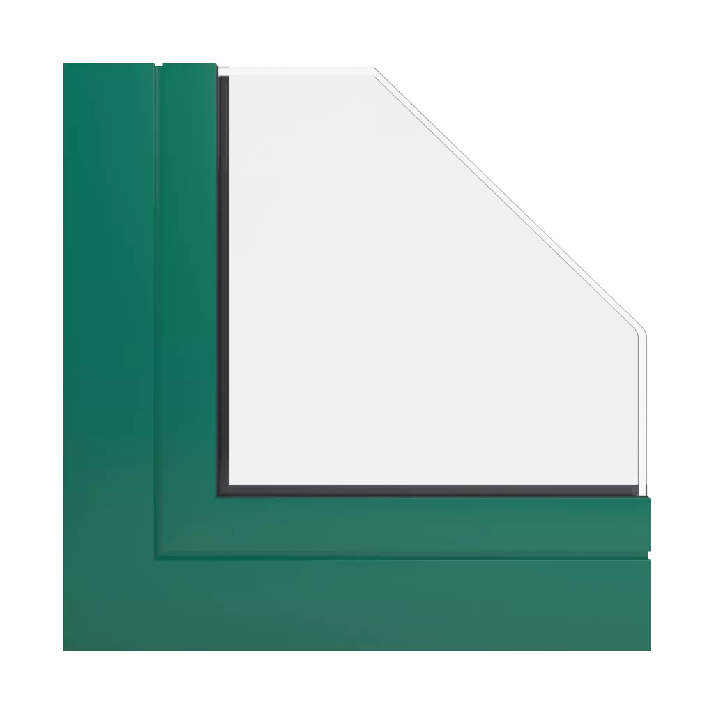 RAL 6016 Türkisgrün fenster fensterfarbe farben cdm-aluminium-holz-kiefernfarben