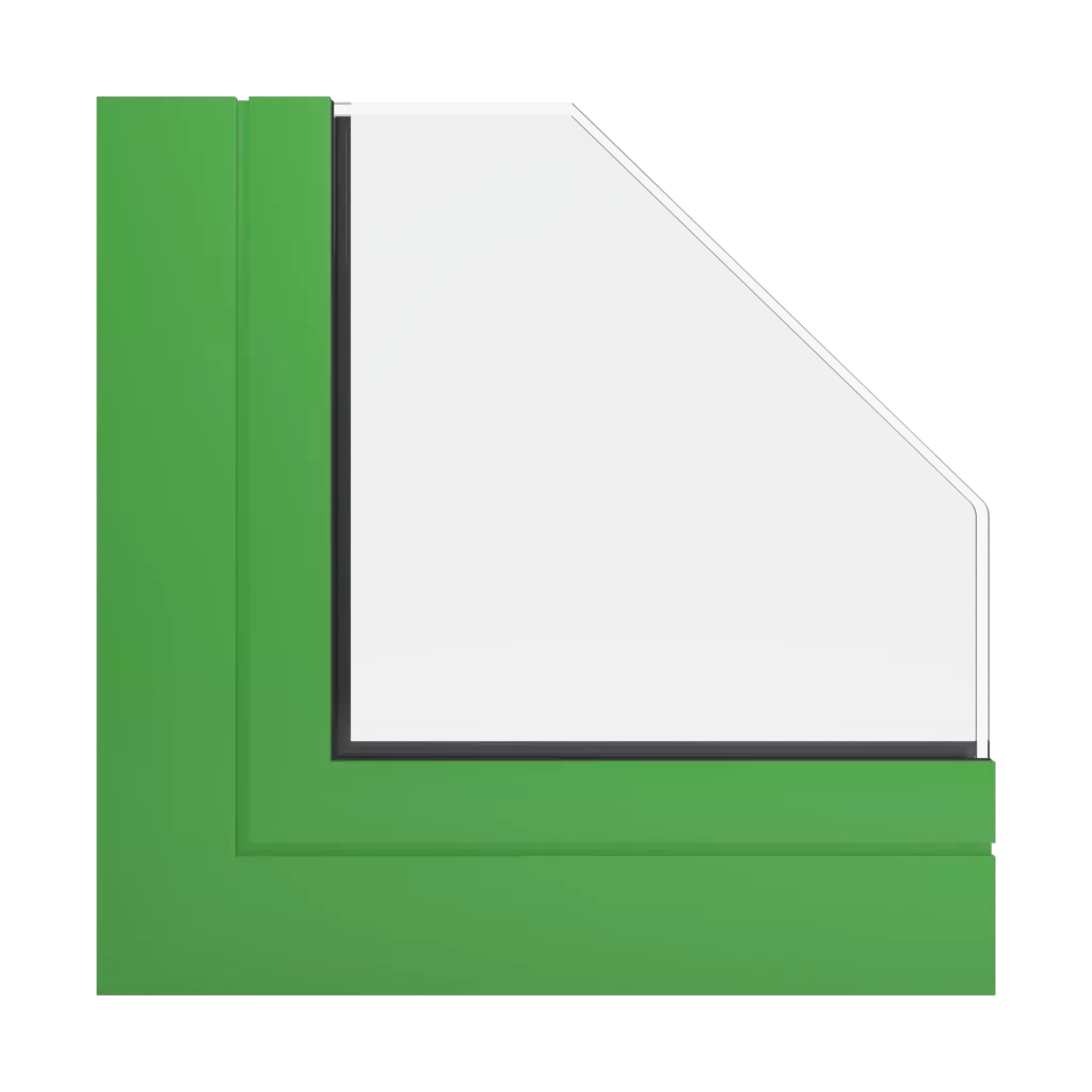 RAL 6018 Gelbgrün fenster fensterprofile aliplast imperial-i