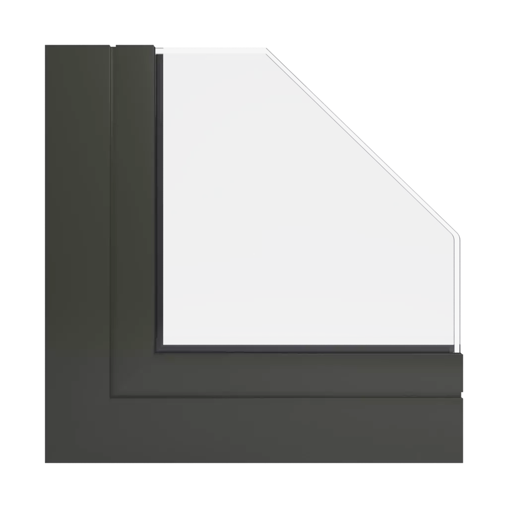 RAL 6022 Braunoliv fenster fensterprofile aluprof mb-78ei