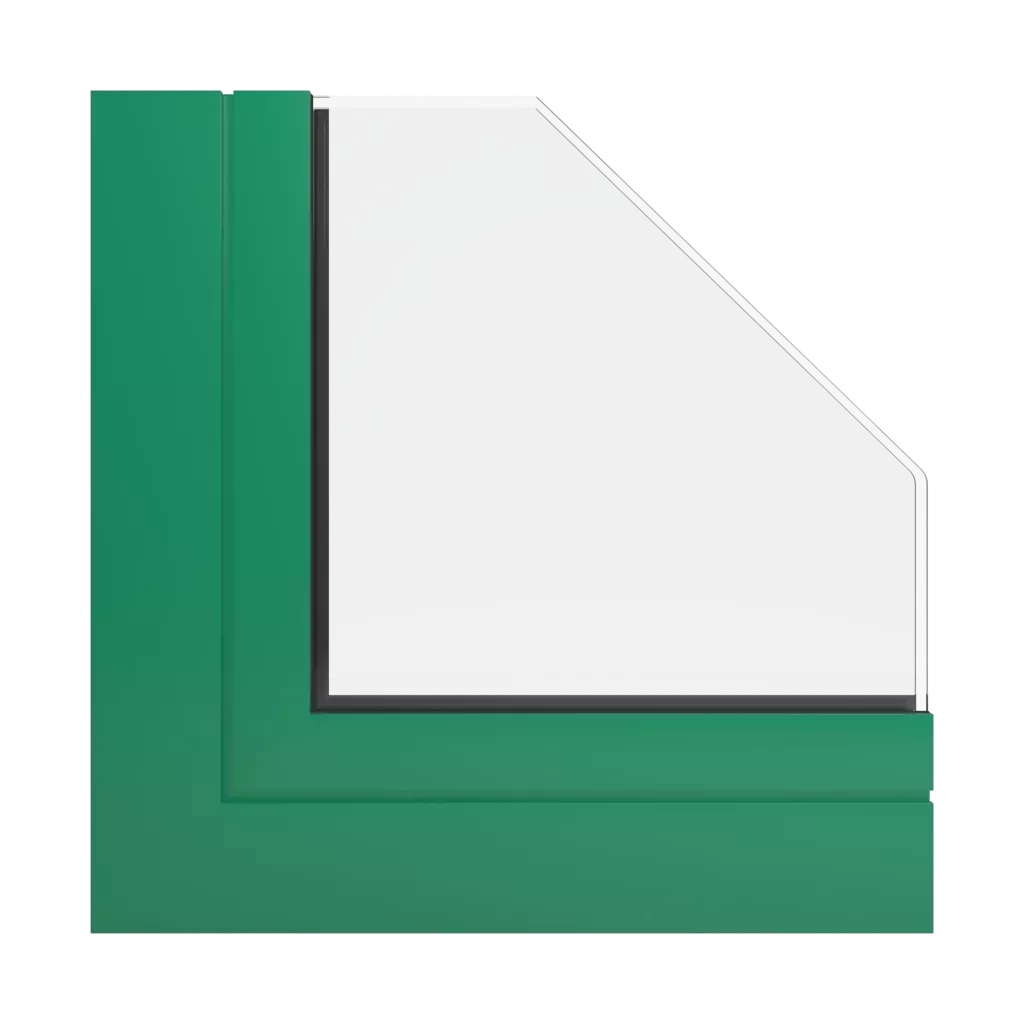 RAL 6032 Signalgrün fenster fensterprofile aliplast panorama