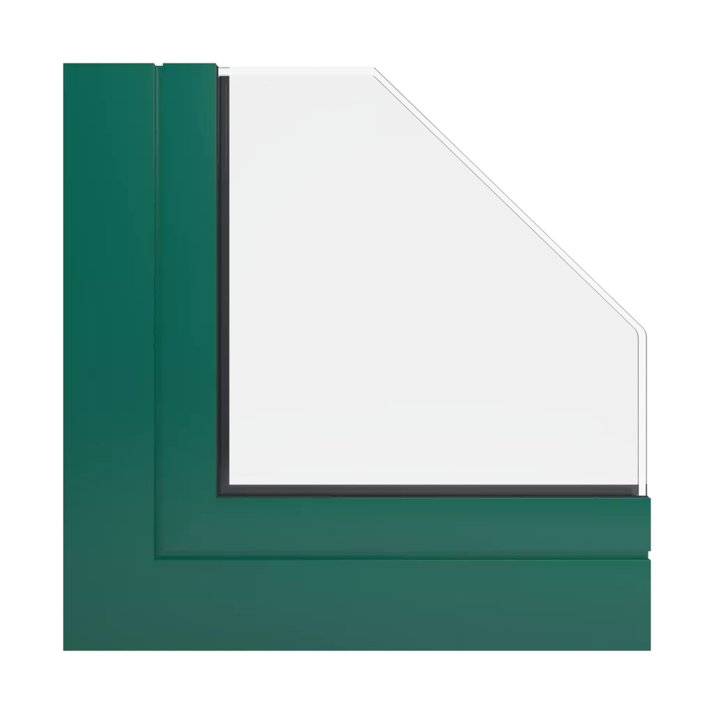 RAL 6036 Perlopalgrün fenster fensterfarbe aluprof-farben 