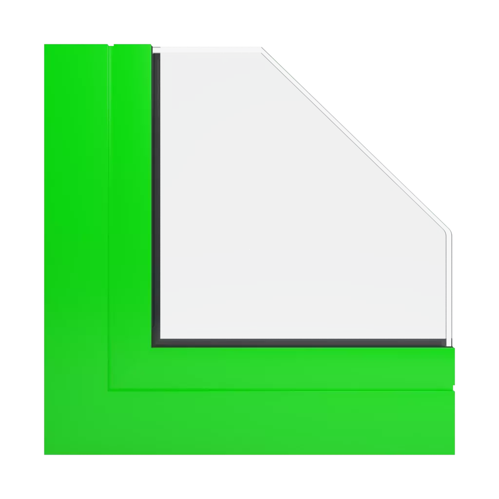 RAL 6038 Leuchtgrün fenster fensterprofile aluprof mb-78ei-dpa