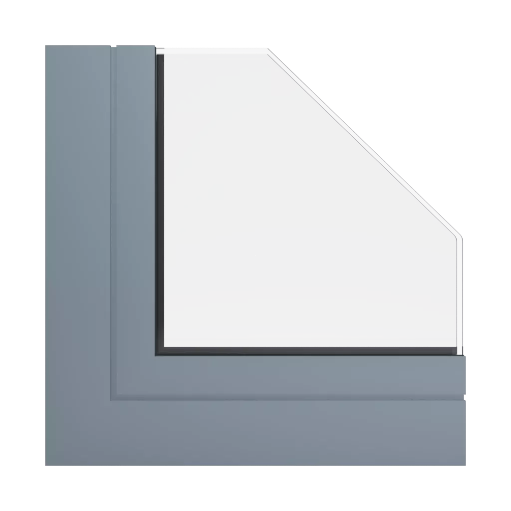 RAL 7000 Fehgrau fenster fensterprofile aluprof mb-60e-ei