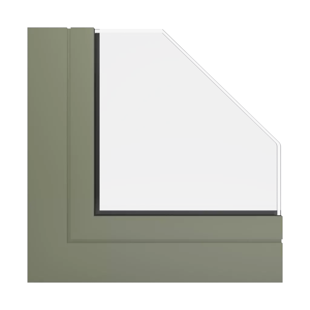 RAL 7002 Olivgrau fenster fensterprofile ponzio pe78n