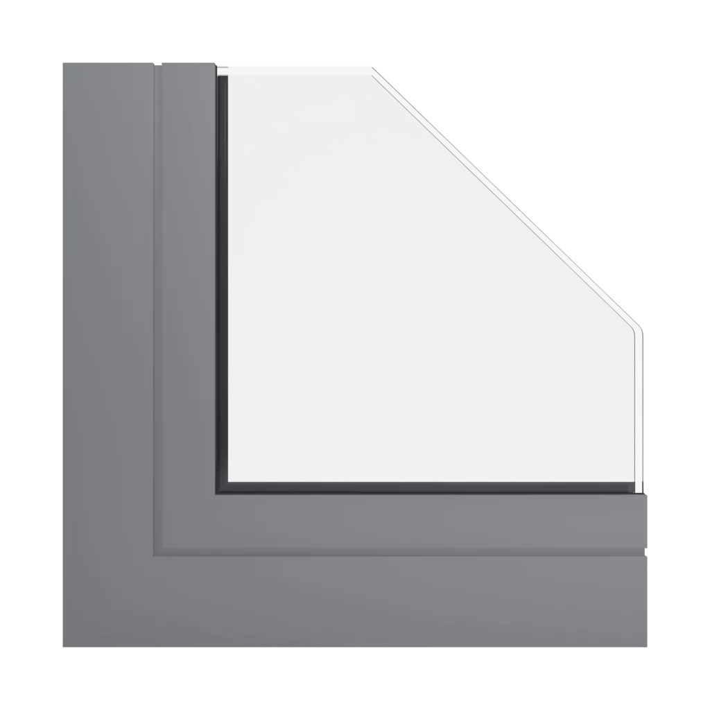 RAL 7037 Staubgrau fenster fensterprofile aluprof mb-86ei