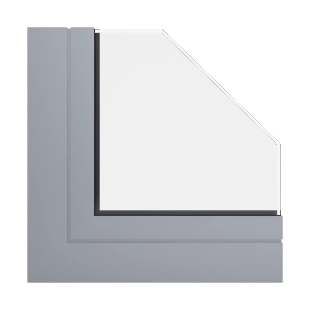 RAL 7040 Fenstergrau fenster fensterprofile aluprof mb-78ei-dpa