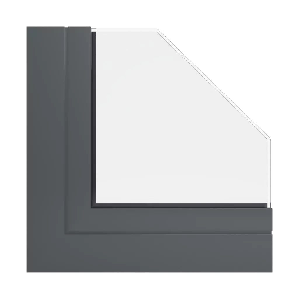 RAL 7043 Verkehrsgrau B fenster fensterprofile aliplast max-light-modern