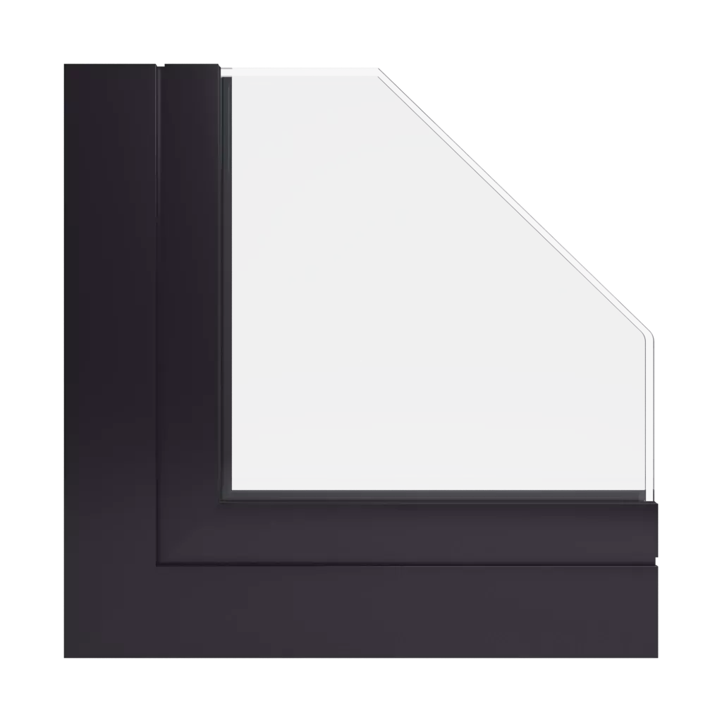 RAL 8022 Schwarzbraun fenster fensterprofile aliplast max-light-modern