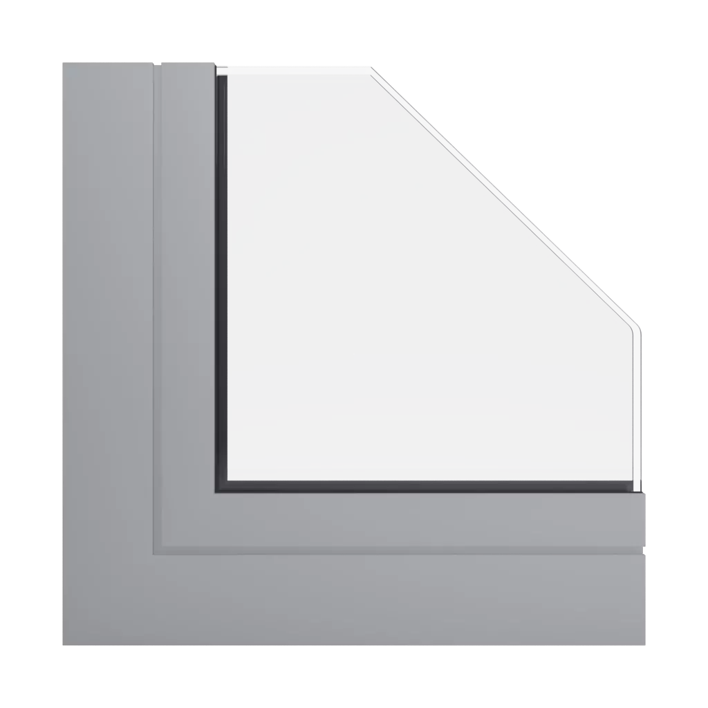 RAL 9006 Weißaluminium fenster fensterprofile aliplast stern