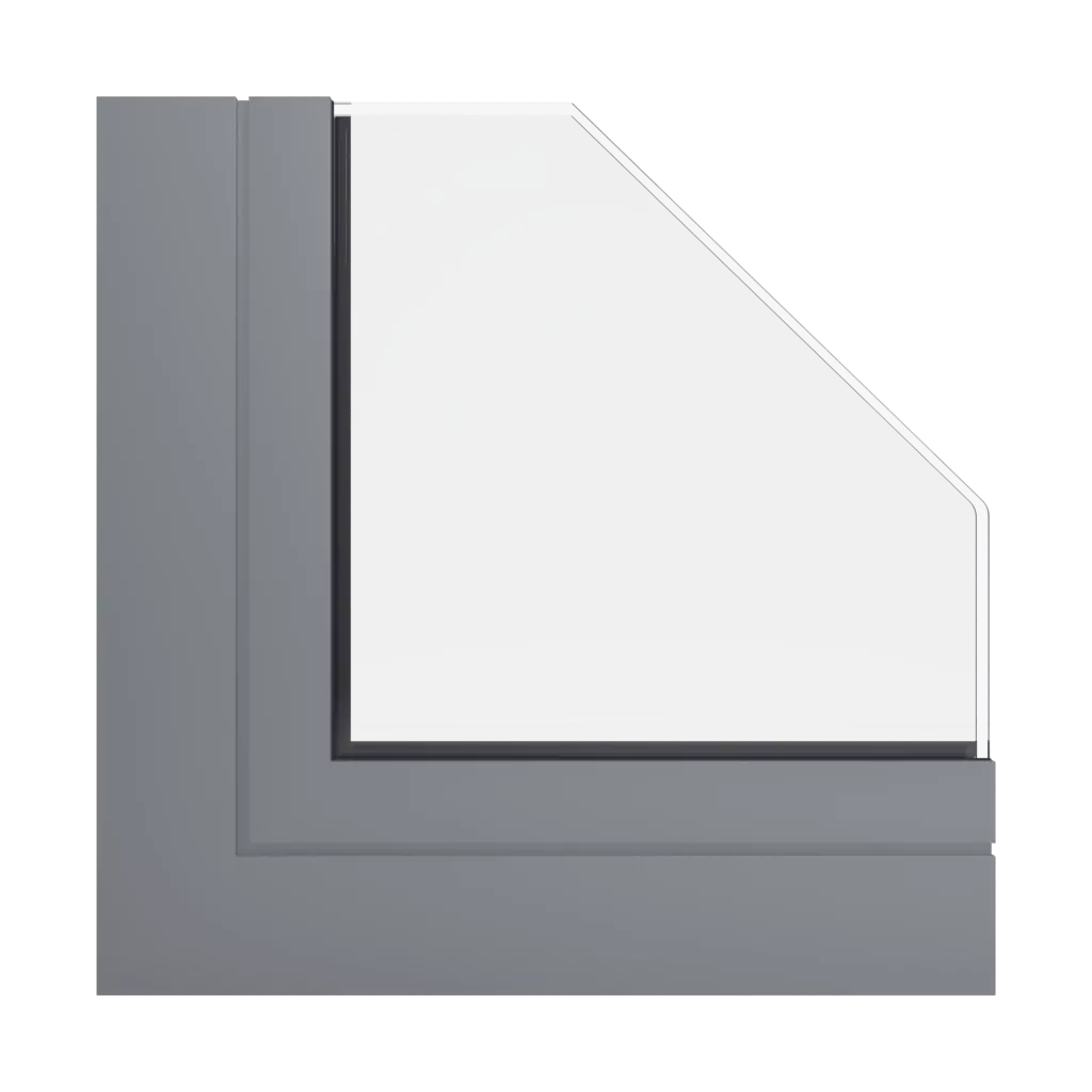 RAL 9023 Perldunkelgrau fenster fensterprofile ponzio pe78n