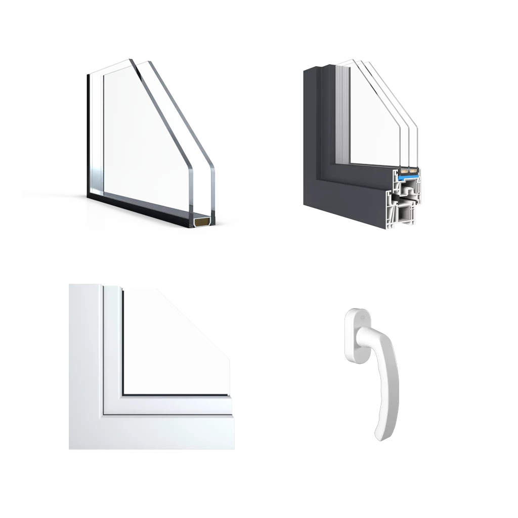 PVC Economy White produkte fensterpakete holz-standard-plus 