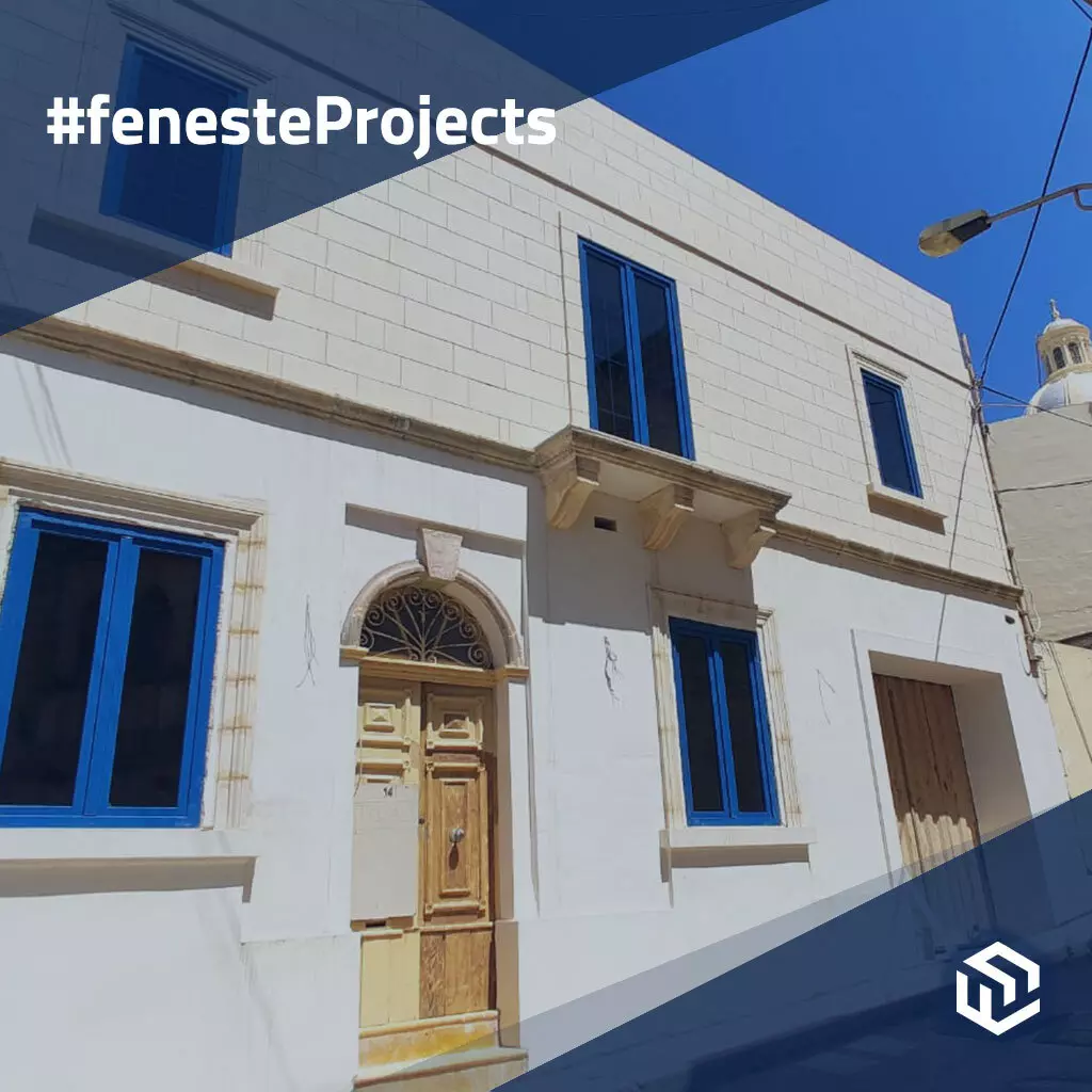 Ein sonniges Reihenhaus in Malta projekte praeriehaus-mit-goldenen-eichenfenstern    